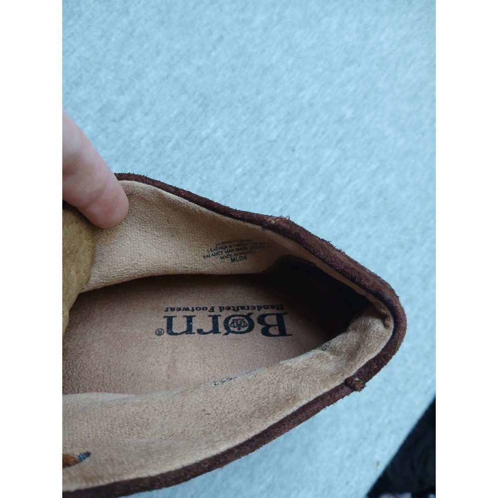 Born Boots Womens 7 / 38 Moc Toe Leather Ankle Preppy Comfort Everyday - Picture 13 of 14